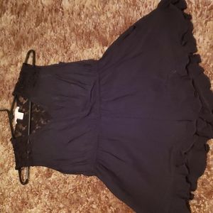 Black dressy Romper size small